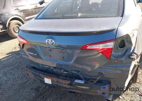 2015 Toyota Corolla S Premium from USA, damaged, VIN 2T1BURHE1FC310948